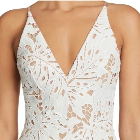 open lace back dress Yellow Pacific Tides Crochet Maxi Dress main image 0